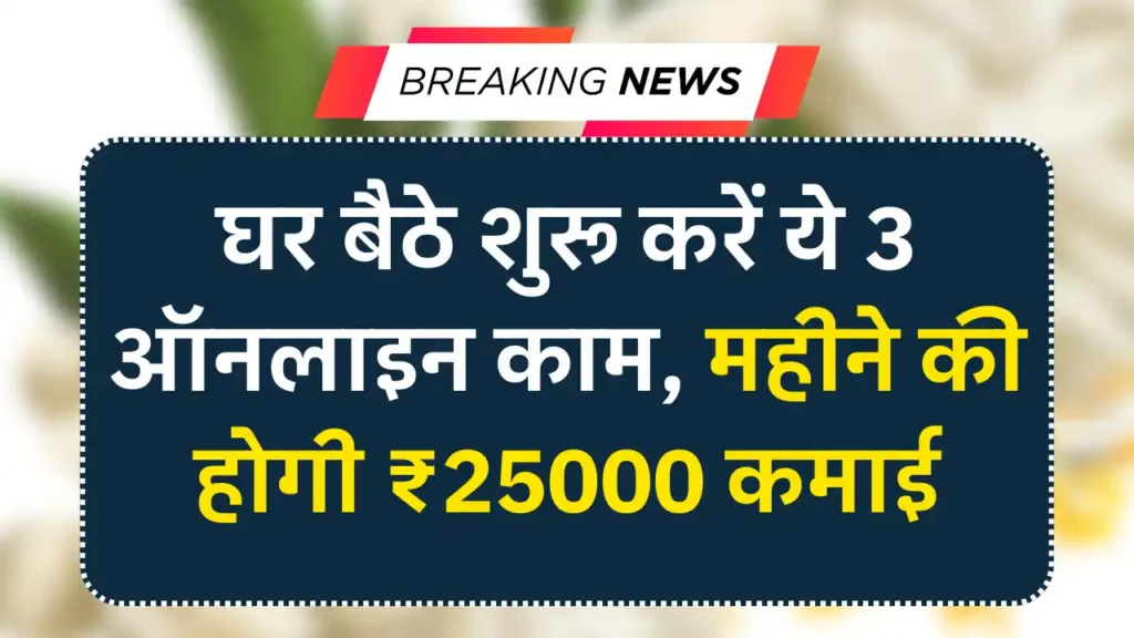 Top 3 Work From home job